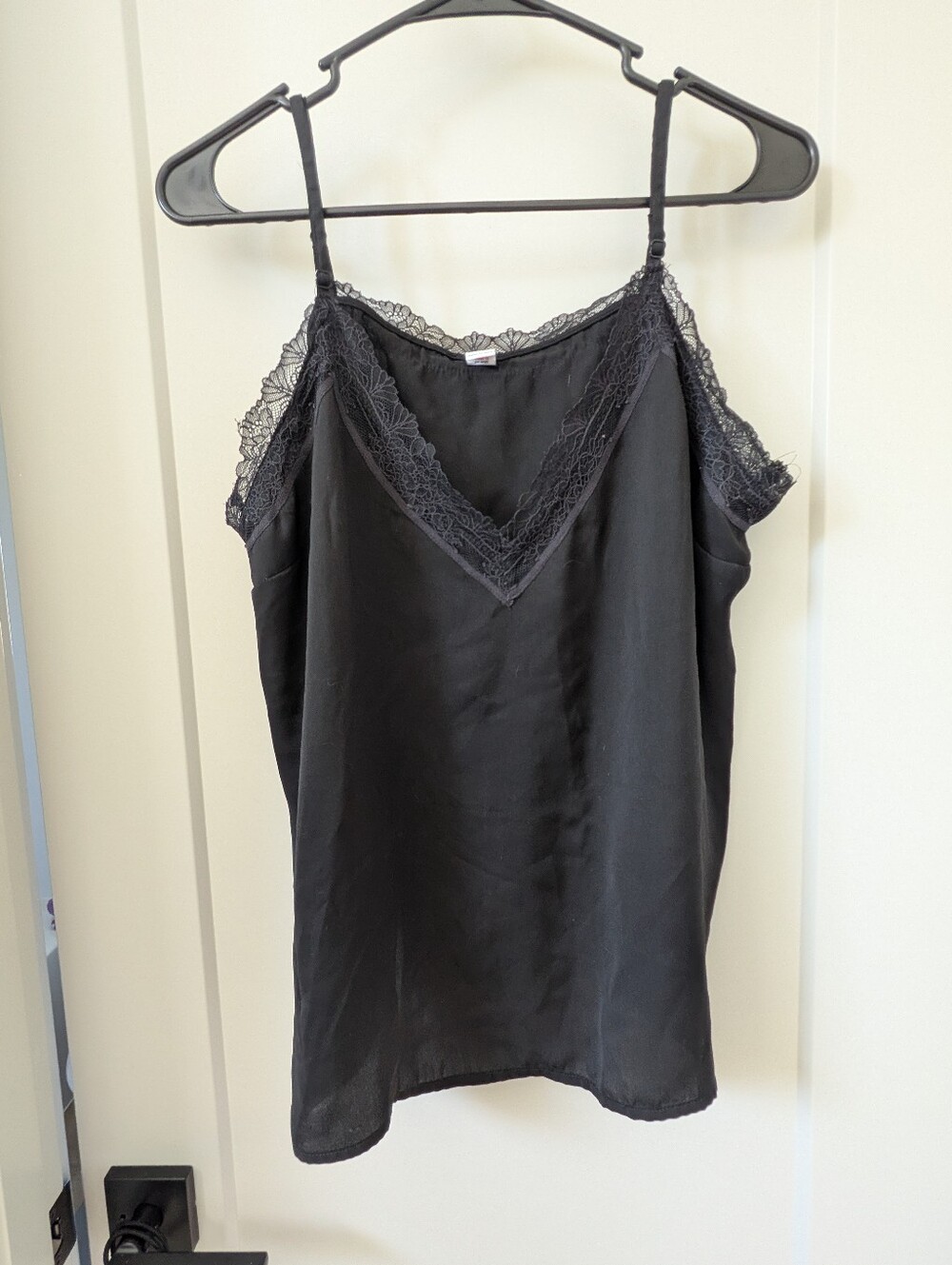 Old Navy Black Lace Trim Camisole Top - Women